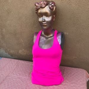 Lululemon bright pink cool racerback tank